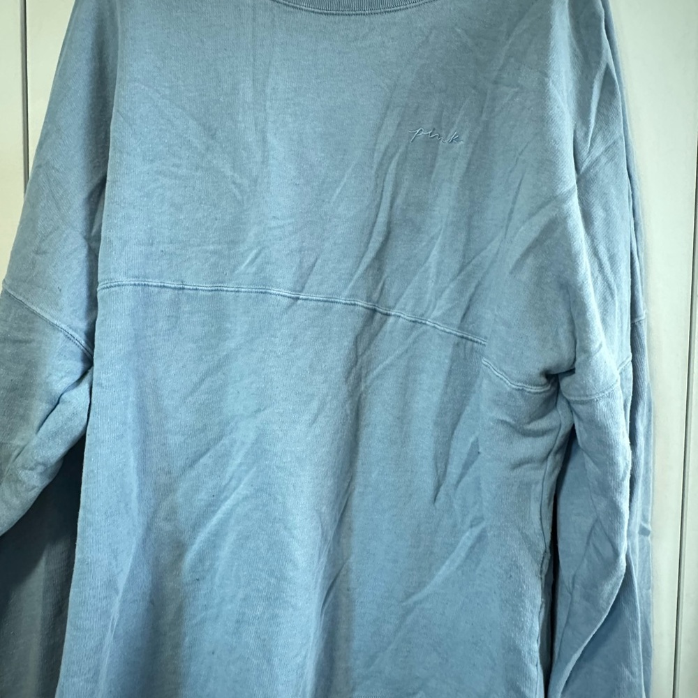 PINK Victoria's Secret Blue Sweatshirt